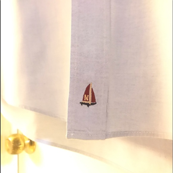 Light blue Nordstrom classic button up. 16 1/2-35 - Picture 2 of 6